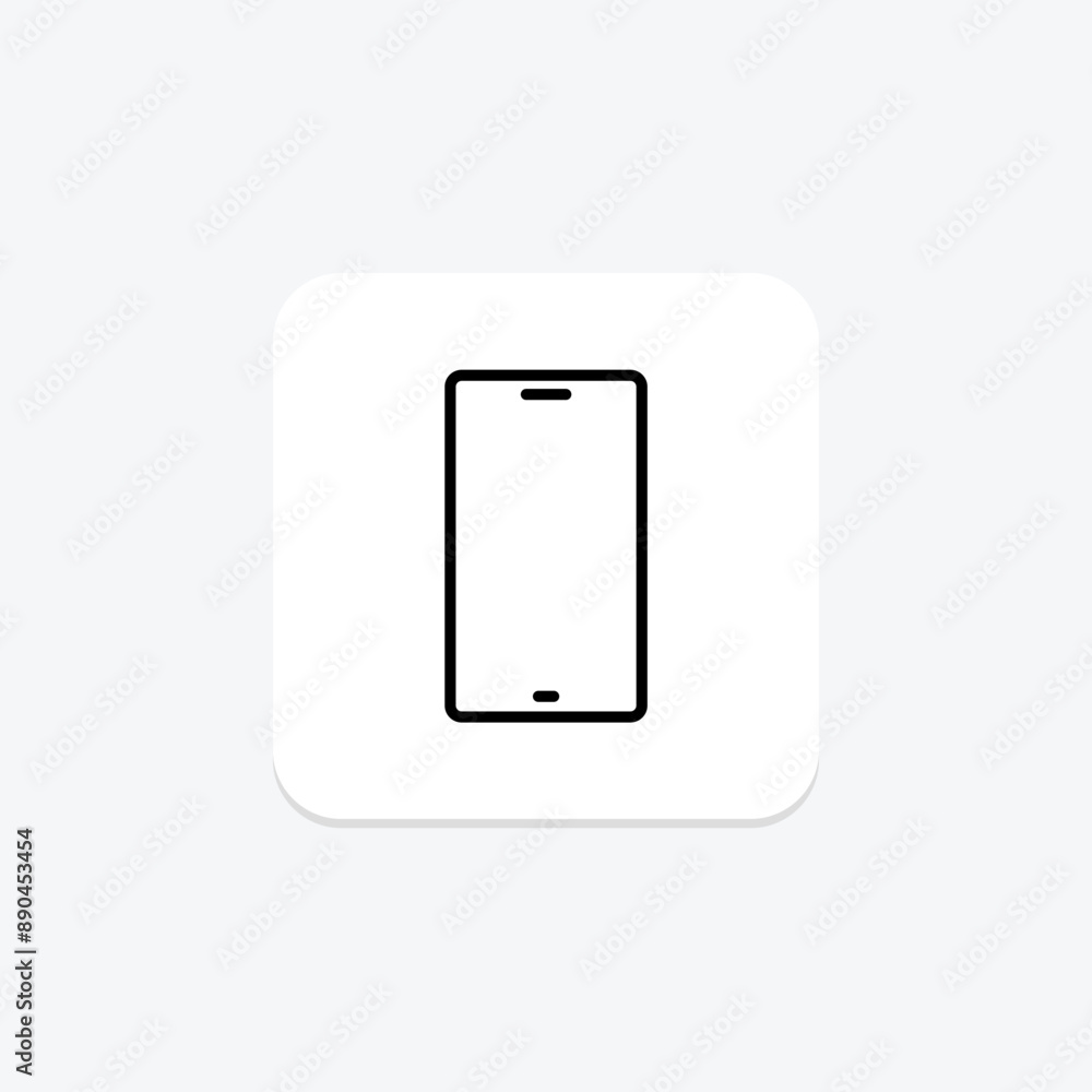 Mobile Phone line icon , vector, pixel perfect, illustrator file Mobile Phone line icon , vector, pixel perfect, illustrator file
