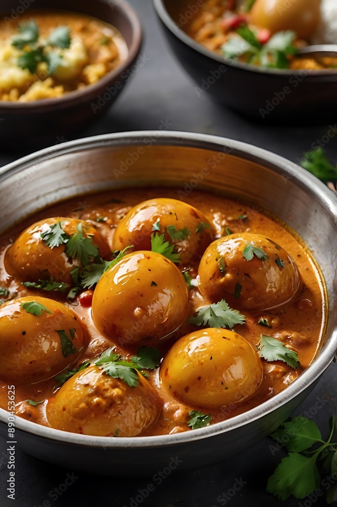 Delicious Indian cuisine Egg Curry recipe with boiled eggs Delicious Indian cuisine Egg Curry recipe with boiled eggs