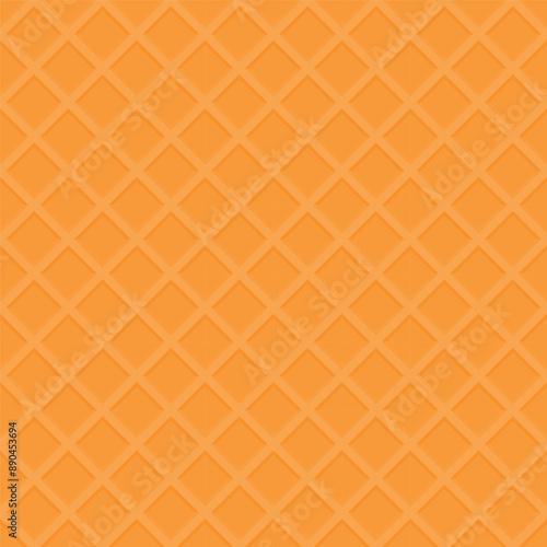Seamless cone pattern with cartoon style, these are also shaped like wafers and waffles