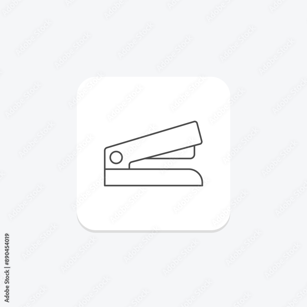 Stapler thinline icon , vector, pixel perfect, illustrator file