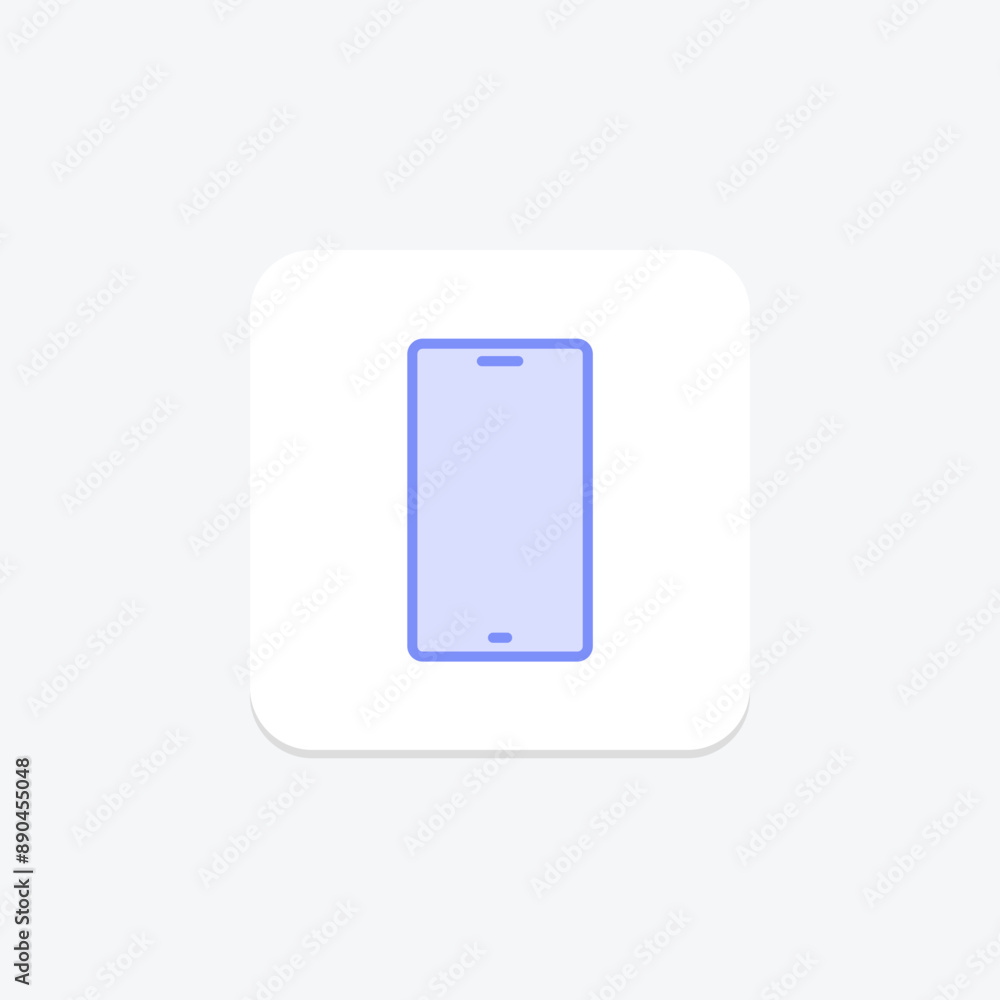 Mobile Phone duotone line icon , vector, pixel perfect, illustrator file Mobile Phone duotone line icon , vector, pixel perfect, illustrator file