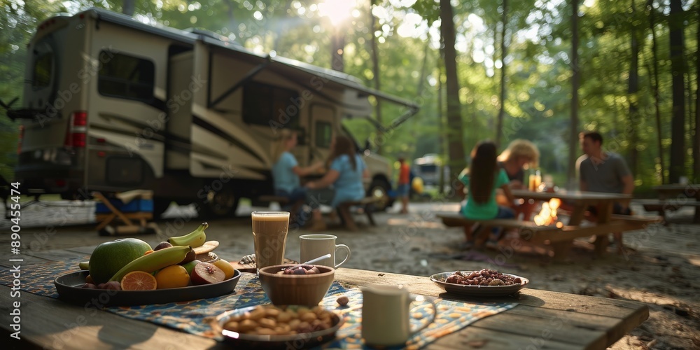 Cozy Camping Getaway in the Serene Forest Cozy Camping Getaway in the Serene Forest