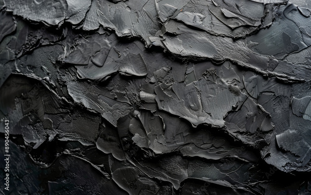 Close-Up View of Cracked Black Lava Rock in Iceland Close-Up View of Cracked Black Lava Rock in Iceland