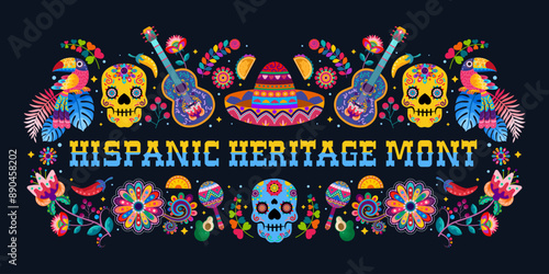 hispanic heritage month background
