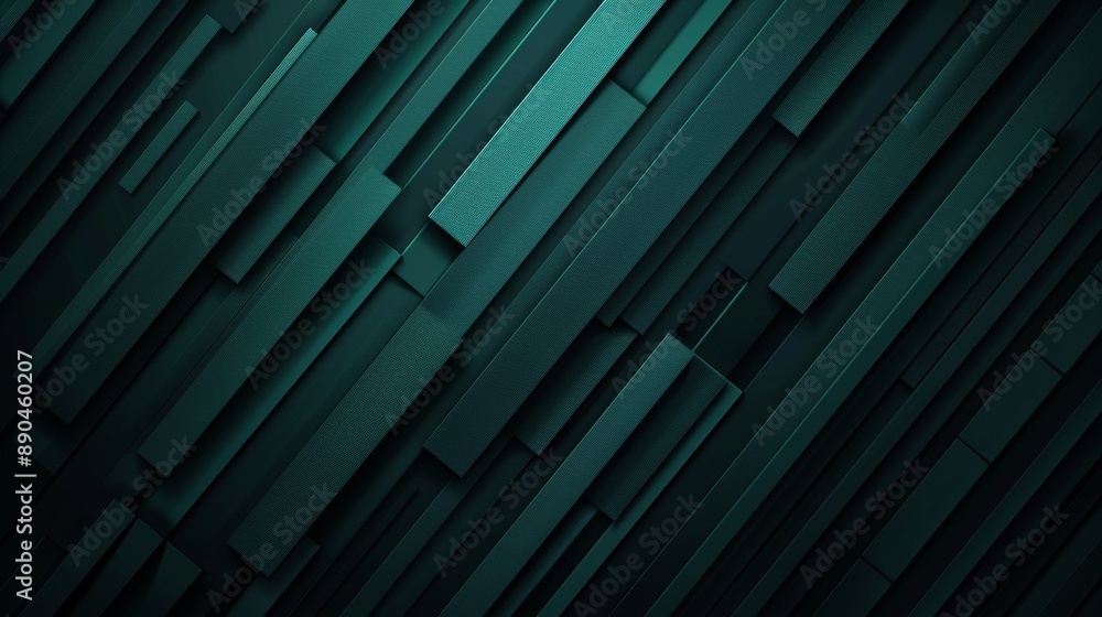 Abstract Green Geometric Pattern of Interlocking Diagonal Stripes with a Subtle Texture Abstract Green Geometric Pattern of Interlocking Diagonal Stripes with a Subtle Texture