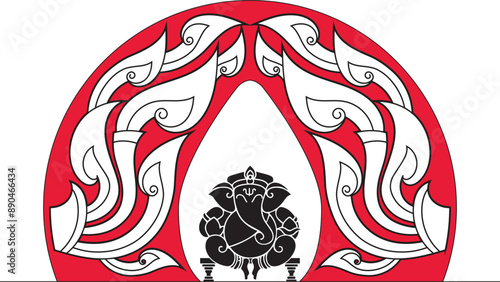 Decorating for a Makhar (shrine or stage) for Lord Ganesha during Ganesh Chaturthi or any other special occasion involves creativity and devotion