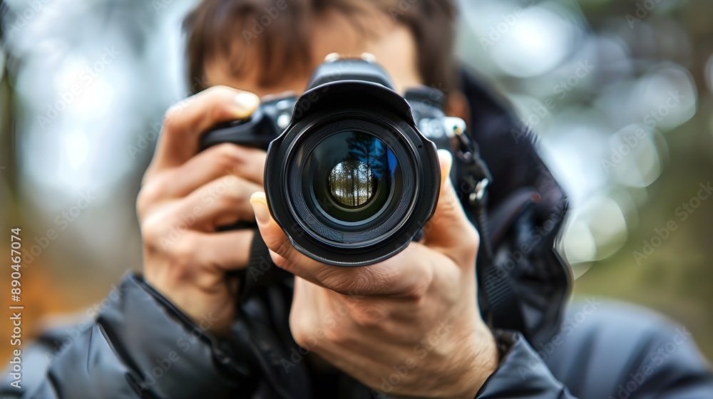 photographer with camera taking photo photographer with camera taking photo