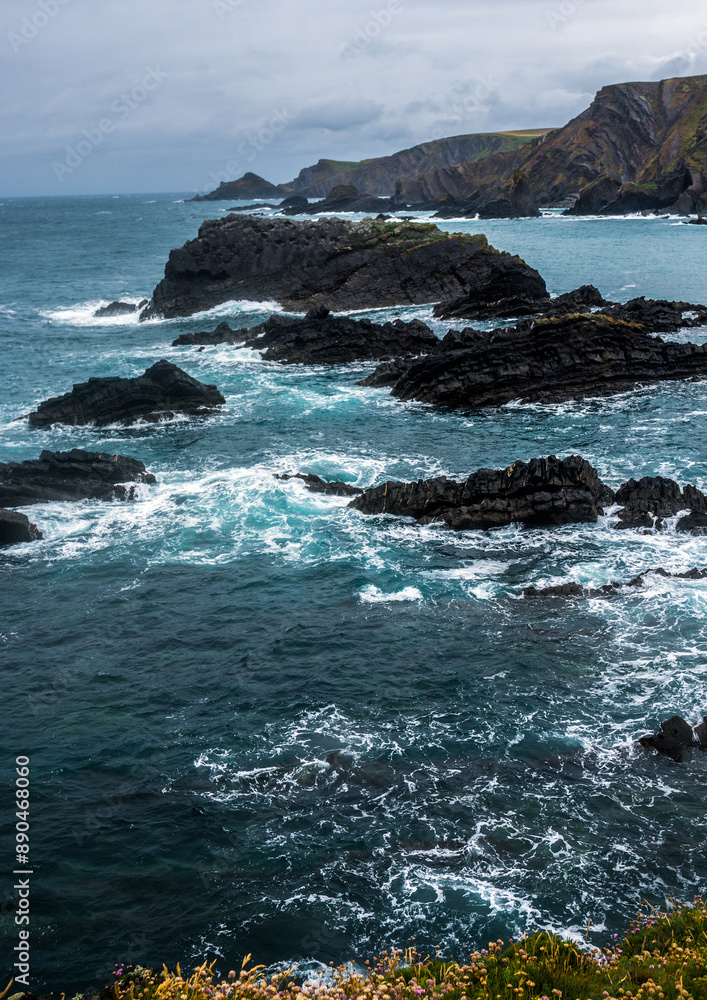 Naklejka premium Hartland Quay, Devon, England.