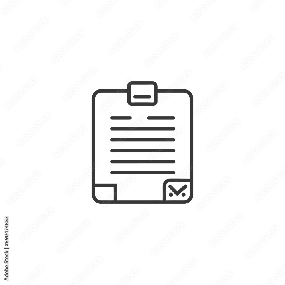 minimalist document line art icon logo symbol minimalist document line art icon logo symbol