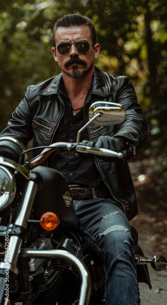 Motorcycle brutal riders, AI generated Motorcycle brutal riders, AI generated