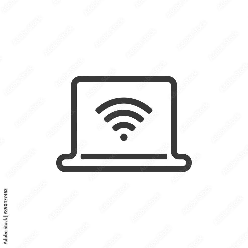minimalist internet line art icon logo symbol minimalist internet line art icon logo symbol