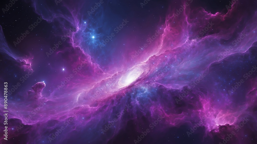 purple cosmic nebula abstract background design purple cosmic nebula abstract background design