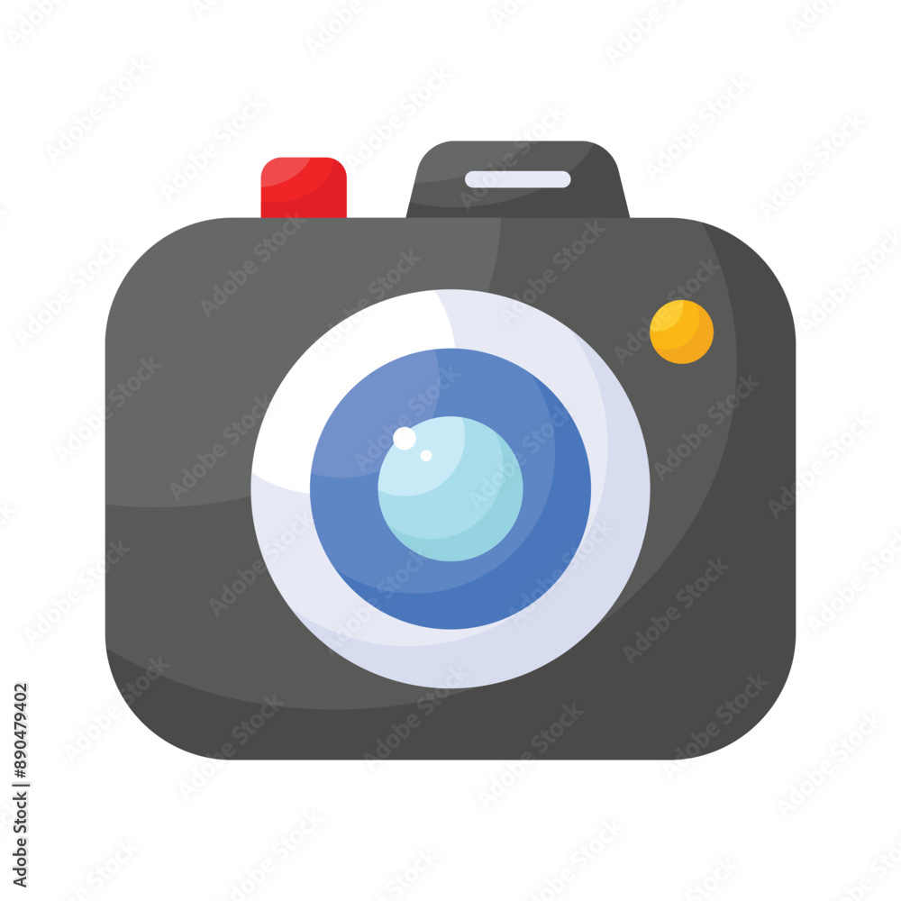 Creatively crafted icon of camera in editale style, ready to use vector Creatively crafted icon of camera in editale style, ready to use vector