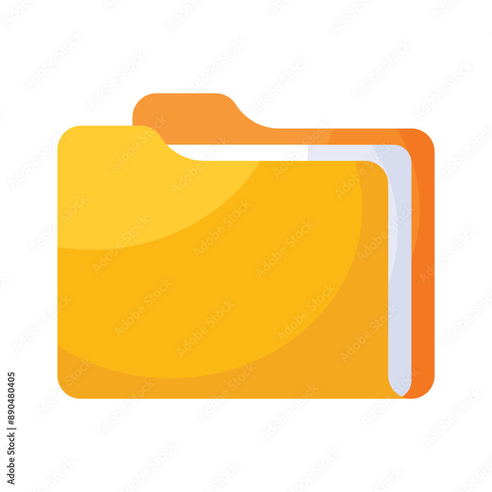 Take a look at creatively crafted icon of folder, data storage vector Take a look at creatively crafted icon of folder, data storage vector