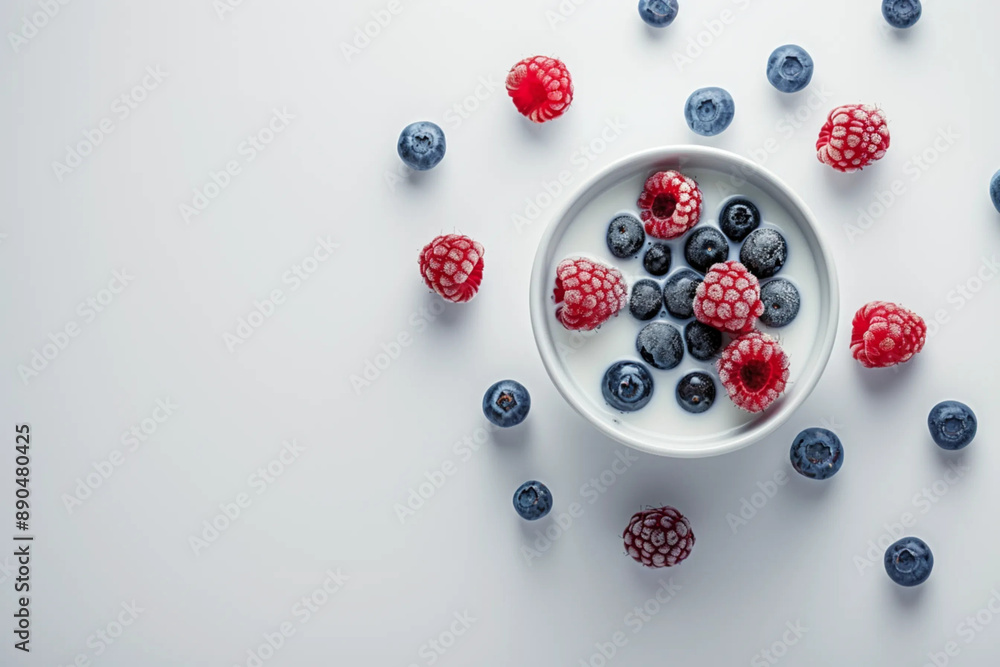 Fresh berries in a rustic pot, vibrant and inviting. Fresh berries in a rustic pot, vibrant and inviting.