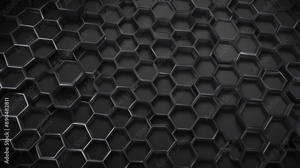 Default Black honeycomb pattern abstract background design Default Black honeycomb pattern abstract background design