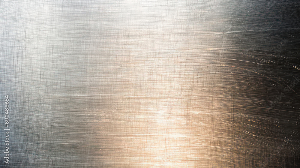 Close-up of a brushed metal texture surface with gradient colors. Ideal for backgrounds, industrial designs, and modern art projects. Close-up of a brushed metal texture surface with gradient colors. Ideal for backgrounds, industrial designs, and modern art projects.