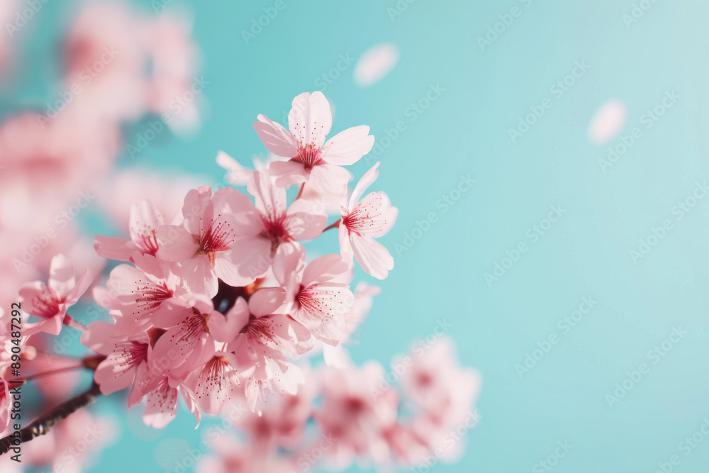 Beautiful cherry blossoms in full bloom against a clear blue sky, capturing the essence of spring and the vibrant colors of nature. Beautiful cherry blossoms in full bloom against a clear blue sky, capturing the essence of spring and the vibrant colors of nature.