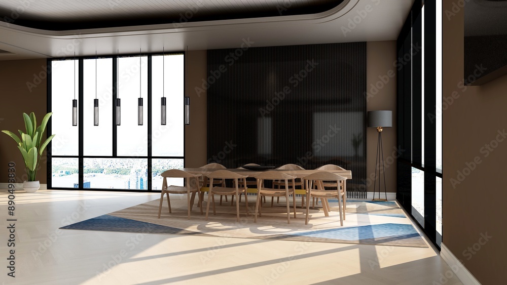 modern wooden office meeting room environment modern wooden office meeting room environment