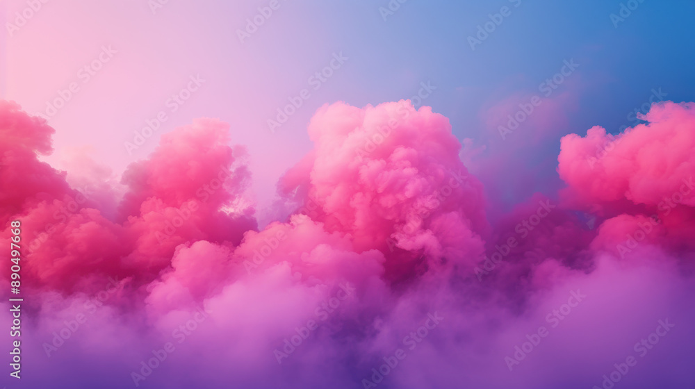 Vibrant pink and purple smoke clouds blending into a beautiful gradient sky, creating a dreamy, ethereal atmosphere perfect for backgrounds and designs. Vibrant pink and purple smoke clouds blending into a beautiful gradient sky, creating a dreamy, ethereal atmosphere perfect for backgrounds and designs.