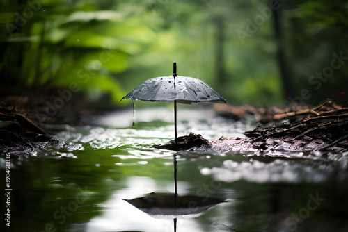 Wallpaper Mural umbrella and rain Torontodigital.ca