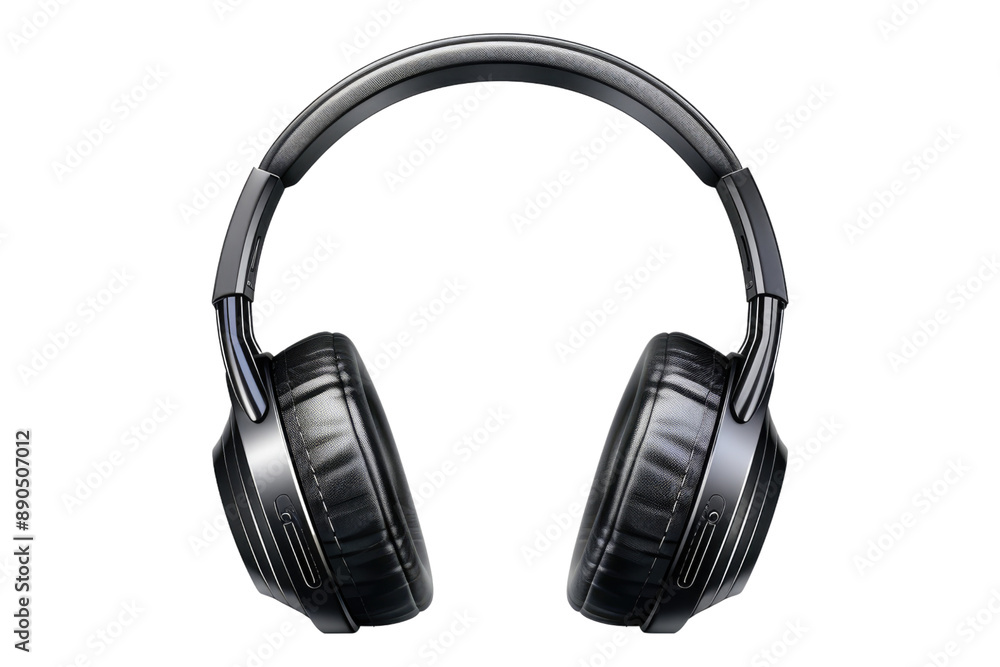 Wireless headphone isolated on transparent background Wireless headphone isolated on transparent background