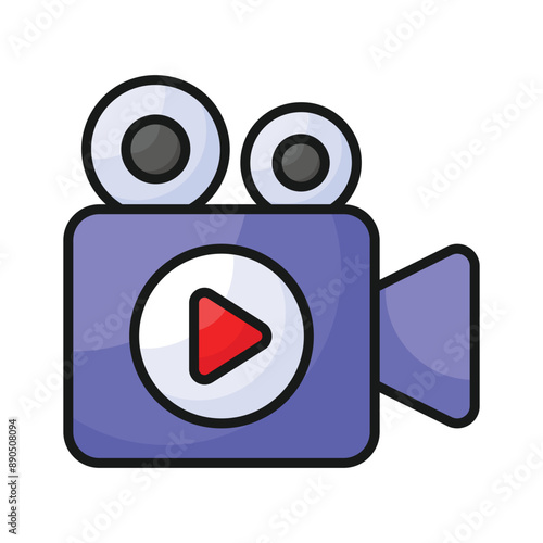 Take a look at this amazing icon of movies app icon
