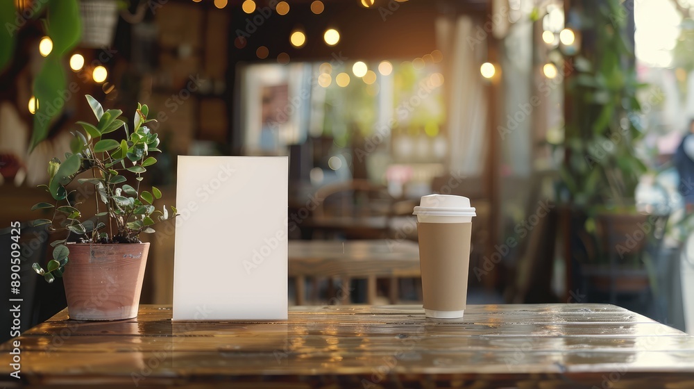 Empty Coffee Shop Menu Board Blank Mockup Present Your Cafa Menu. coffee Generative Ai Empty Coffee Shop Menu Board Blank Mockup Present Your Cafa Menu. coffee Generative Ai