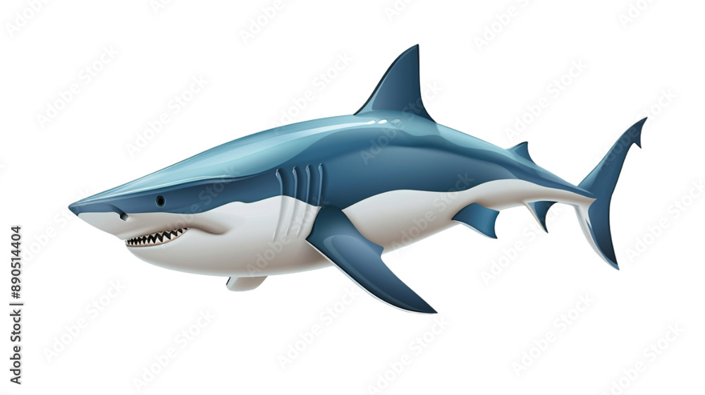3d render shark isolated on transparent background 3d render shark isolated on transparent background
