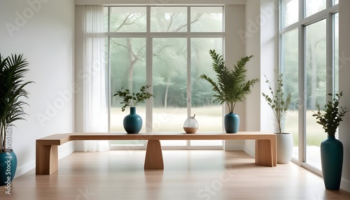 Photo interior modern design room 3d illustration