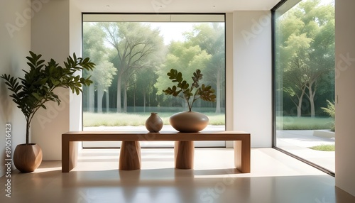 Photo interior modern design room 3d illustration