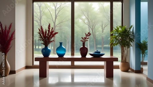 Photo interior modern design room 3d illustration