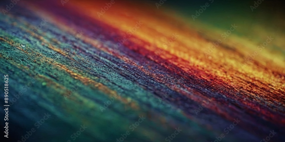 A colorful, abstract painting with a rainbow pattern A colorful, abstract painting with a rainbow pattern