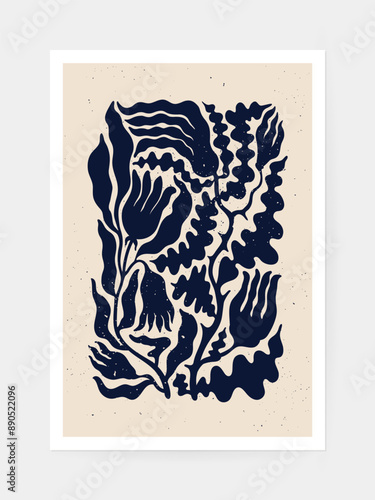 Floral Abstract Vector graphic Art