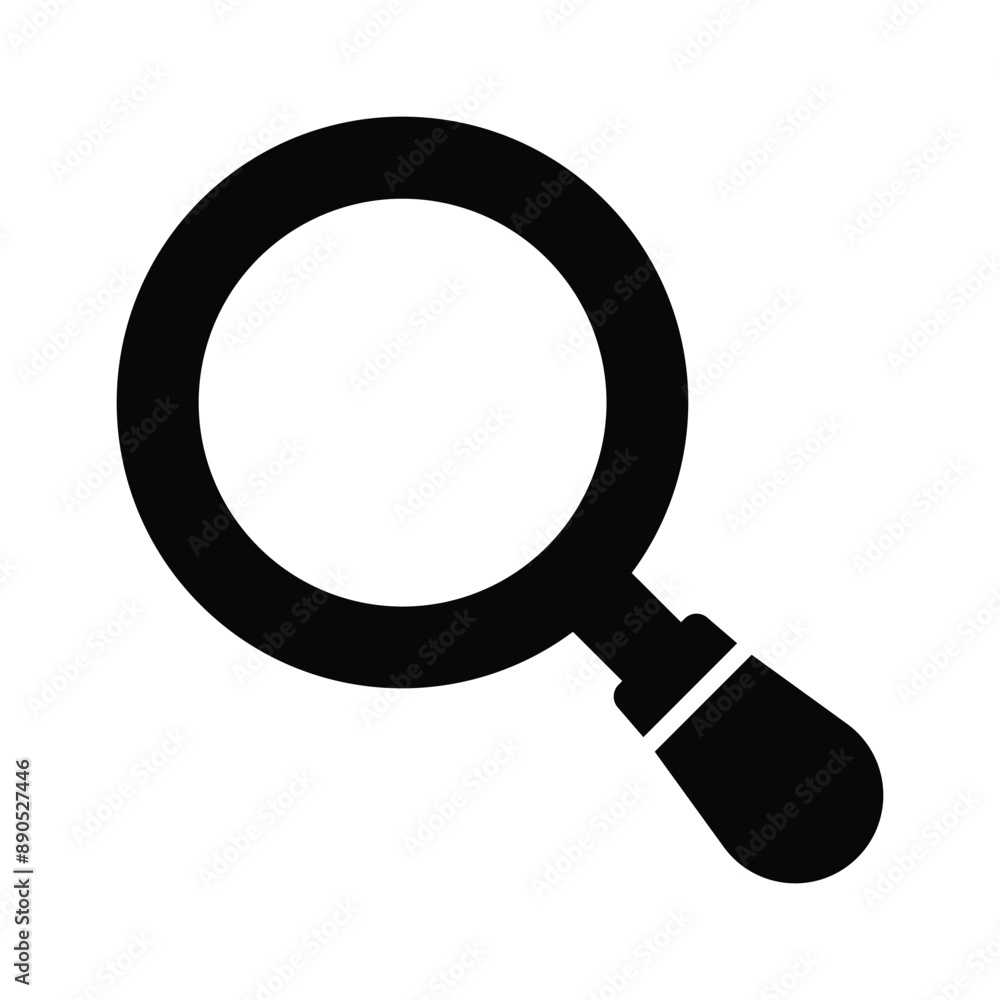 A magnifier icon, magnifying glass denoting search, zoom, and detailed examination functions. A magnifier icon, magnifying glass denoting search, zoom, and detailed examination functions.