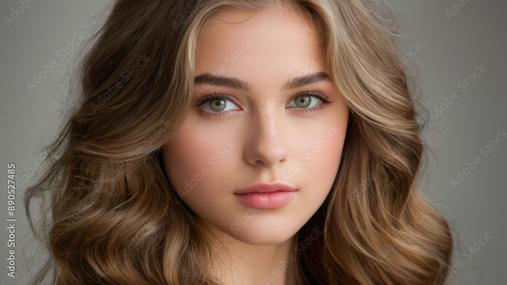 Beautiful female young model with perfect natural skin. Natural beauty, cosmetics, skin care concept Beautiful female young model with perfect natural skin. Natural beauty, cosmetics, skin care concept