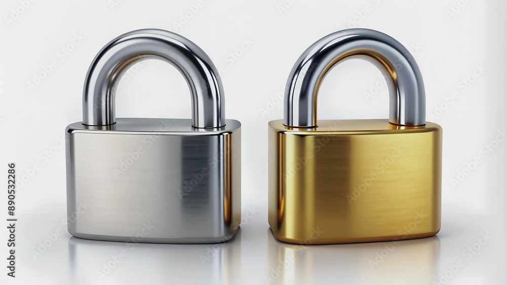 Stand as a Testament to Secure Data Practices with 3D Golden and Silver Lock Icons - A Visual Statement of Protection Generative AI Algorithmically generated Stand as a Testament to Secure Data Practices with 3D Golden and Silver Lock Icons - A Visual Statement of Protection Generative AI Algorithmically generated