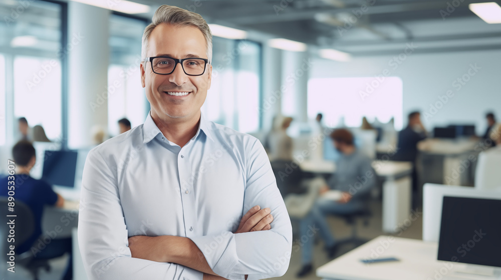 portrait of a smiling professional portrait of a smiling professional