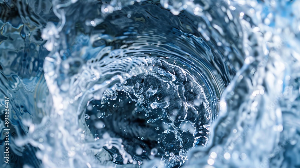 Water swirls form a beautiful, abstract background. Water swirls form a beautiful, abstract background.