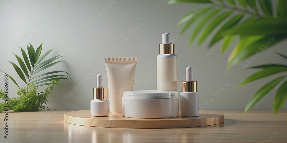 Product presentation mock up show cosmetic product Podium stage pedestal or platform AI-Generated Content Product presentation mock up show cosmetic product Podium stage pedestal or platform AI-Generated Content