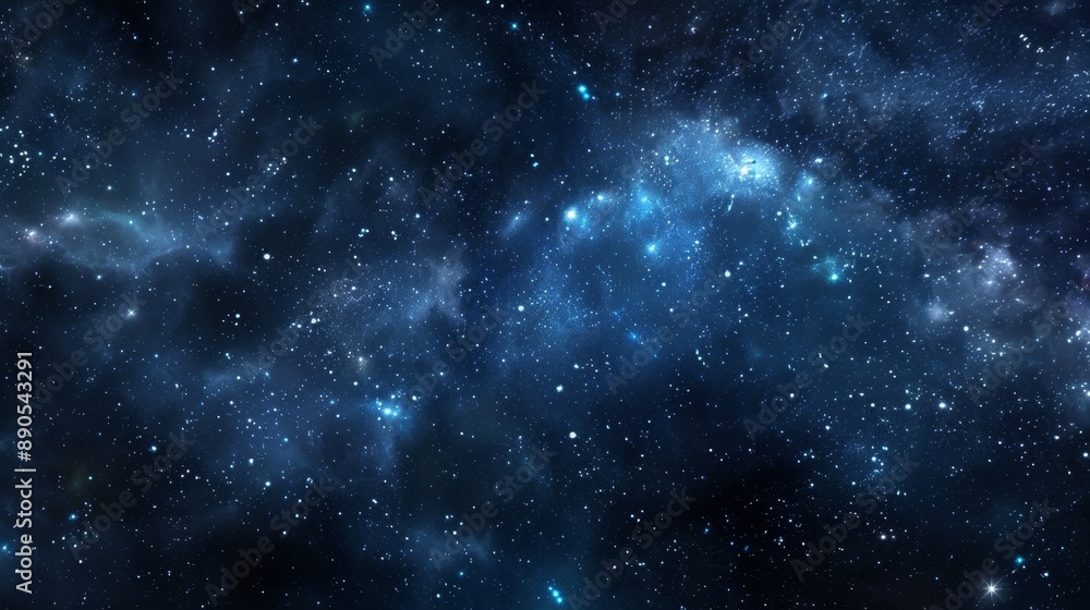 Night Sky with Stars and Nebulae. Night Sky with Stars and Nebulae.