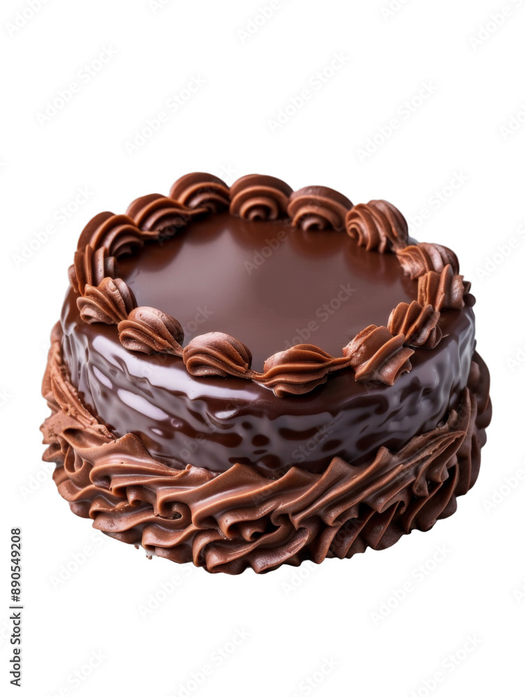 Elegant Chocolate Ganache Cake with Frosting