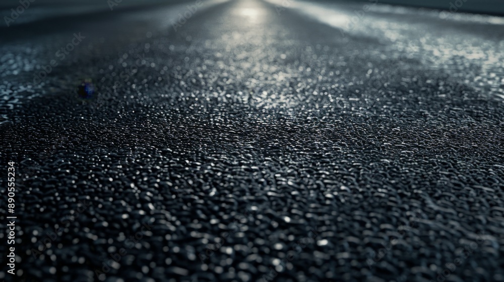 Wet Asphalt Road Texture. Wet Asphalt Road Texture.