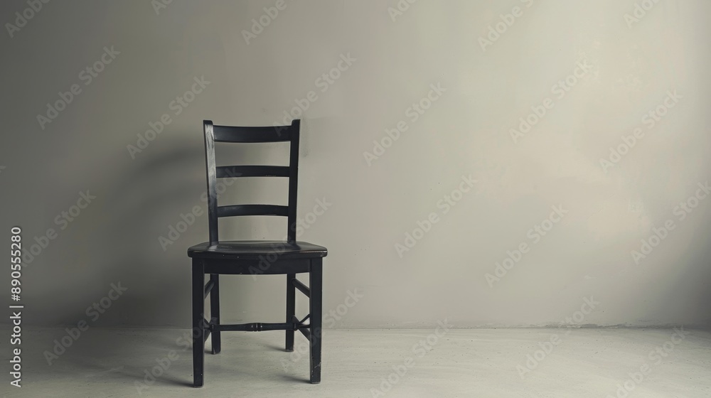 Empty chair in a room. Empty chair in a room.