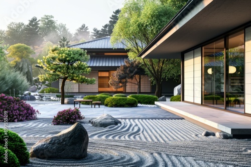 minimalist japanese house © Hakim