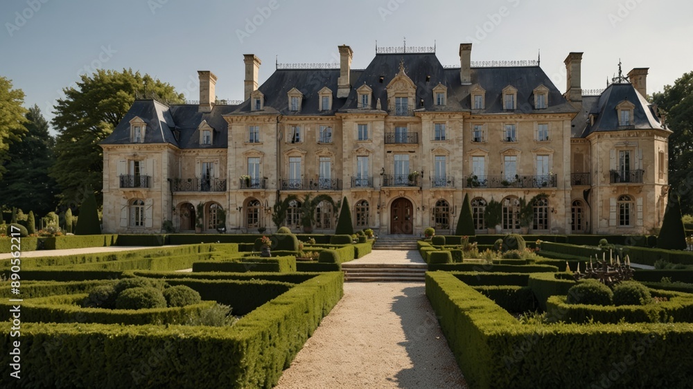 Fototapeta premium French Chateau