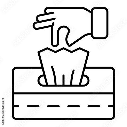 tissue box icon