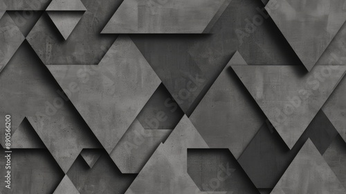 Wallpaper Mural A black background with a repeating pattern of triangles with varying shades. SEAMLESS PATTERN Torontodigital.ca