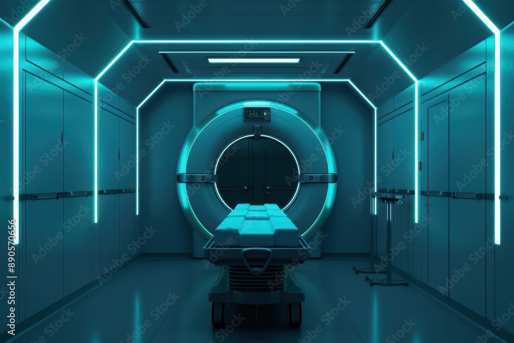 A unit is presented as an ultramodern, supernatural scene with copy space, featuring a cuttingedge medical unit equipped with the latest technology for comprehensive patient care A unit is presented as an ultramodern, supernatural scene with copy space, featuring a cuttingedge medical unit equipped with the latest technology for comprehensive patient care