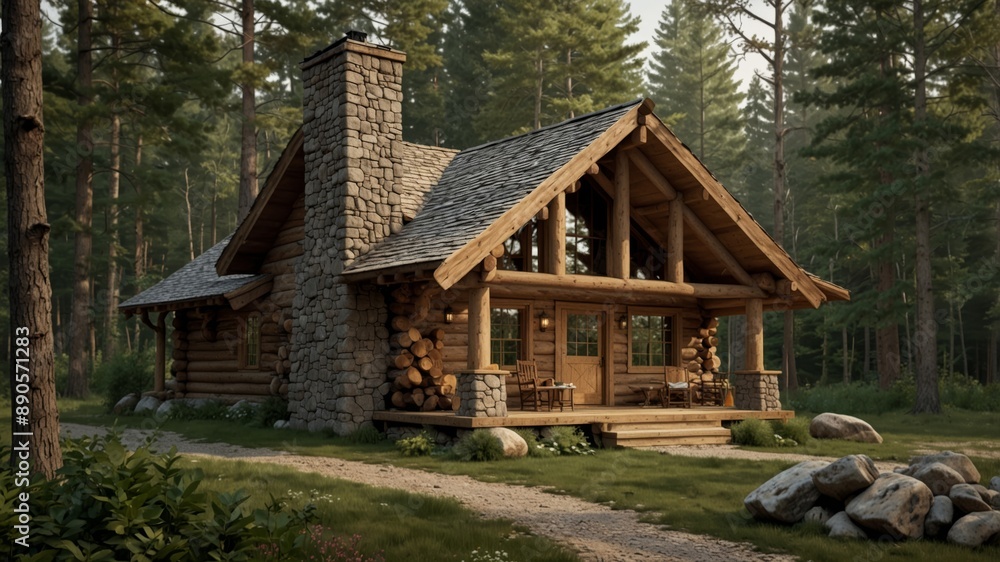 Rustic Cabin House Rustic Cabin House